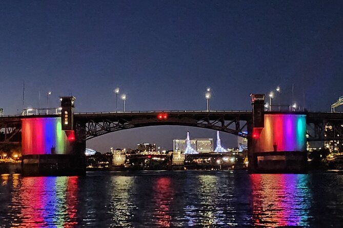 2-Hour Sunset River Cruise on the Stunning Willamette River - Steel Bridge and the White Stag sign: Portland’s most photogenic engineering + neon charm