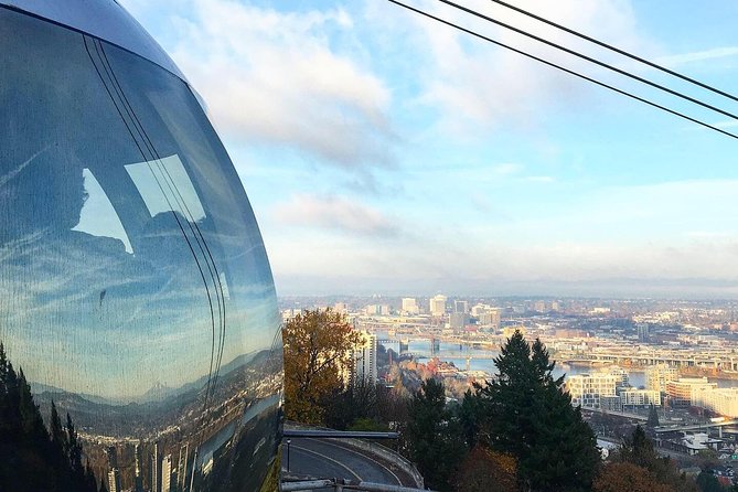 Aerial Tram Ride with Doughnuts at Sunrise in Portland Oregon - South Waterfront Lower Tram Terminal: the story behind the ride