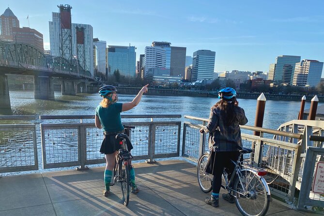 Bike Around Portland Oregon: Art, Culture, Bridges, Poetry - Clinton Street Greenway: Old Streetcar Clues and Movie-Spot Energy