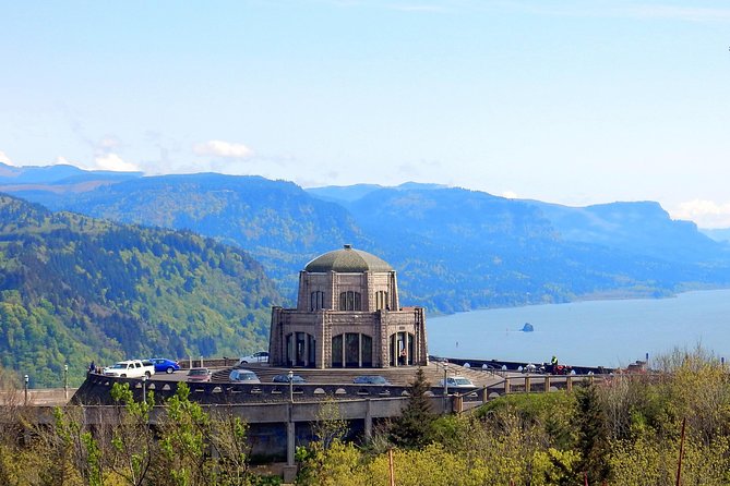 Columbia River Gorge Waterfalls & Mt Hood Tour from Portland, OR - Crown Point Vista House: the Gorge’s famous view stop