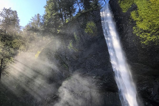 Columbia River Gorge Waterfalls Tour from Portland, OR - Latourell Falls: 249 Feet of Water and a Short Paved Walk