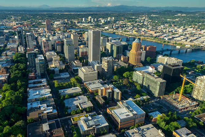 Downtown Portland Air Tour by Envi Adventures - From the Airport to the Sports District: How the City Unfolds