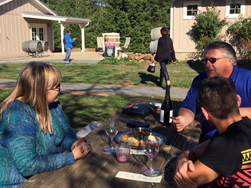 From Portland: Willamette Valley Wine & Whisky - Lunch, snacks, and staying comfortable for 7 hours