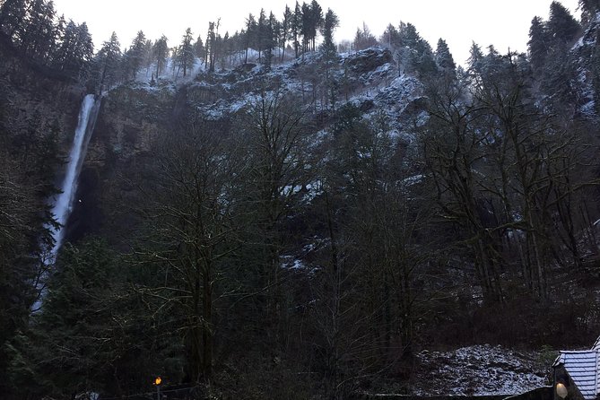 Full-Day Mt Hood Waterfall Tour with Lunch and Wine Included - Multnomah Falls and the Gorge monolith moment