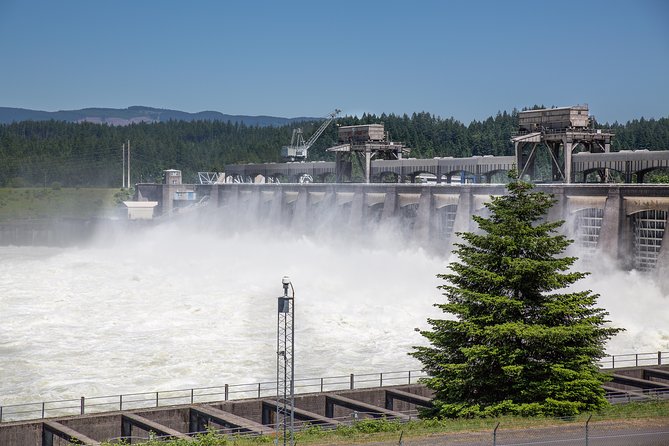 Gorge Explorer - Multnomah Falls & Beyond - PDX08 - Bonneville Dam stop: engineering in a wild setting