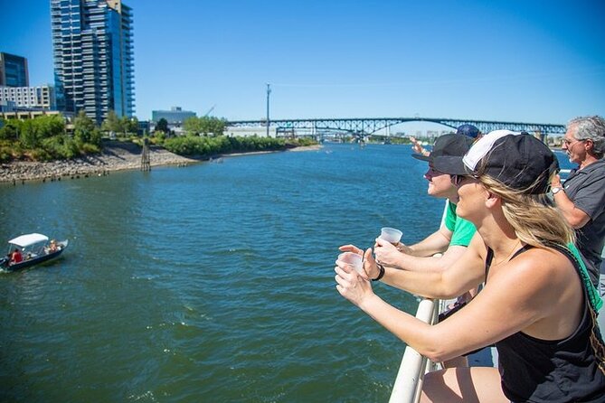 Happy Hour Sightseeing Cruise - Beyond bridges: parks, schools, golf, and big-name venues