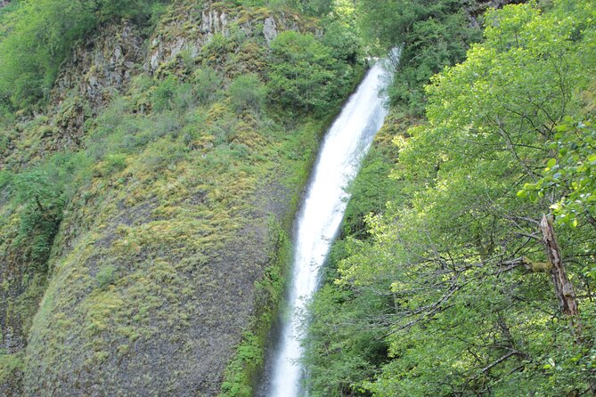 Morning Multnomah Falls and Gorge Waterfalls Tour - Multnomah Falls: the 620-foot main event (and the lodge at the base)