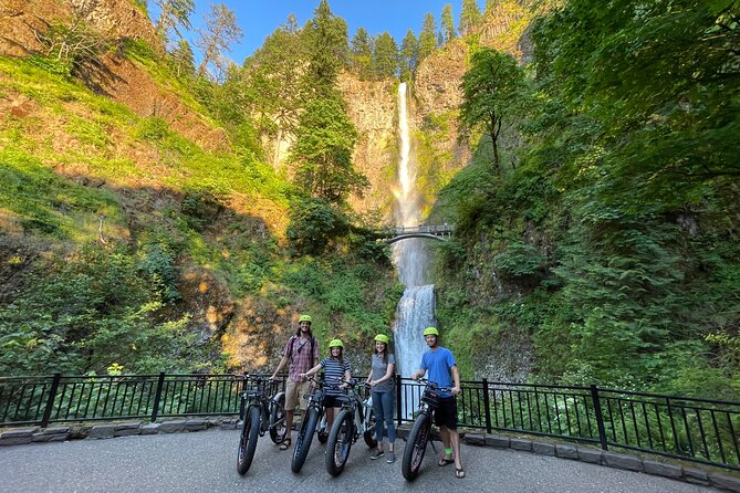 Multnomah Falls E-Bike Waterfall Tour (2+ Hours) - Stop-by-stop itinerary: what each waterfall adds