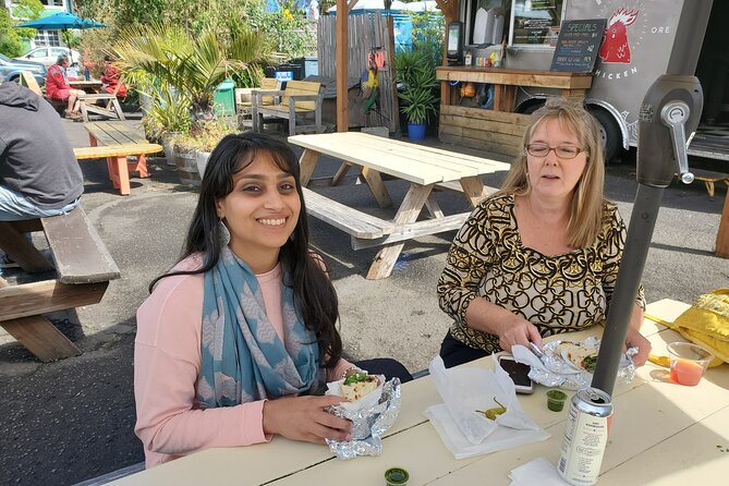 The Vibrant Kerns Hood - East Burnside and more - Stop 2: Pod 28 food carts, lavender lemonade, and that beer bus