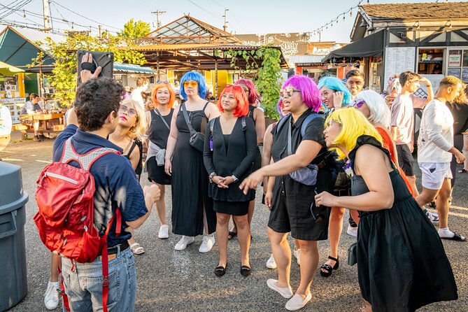 Weird Portland Pub Tour - Hawthorne Asylum Food Cart Pod: Old Brick, Barbed Wire, and Dinner Options